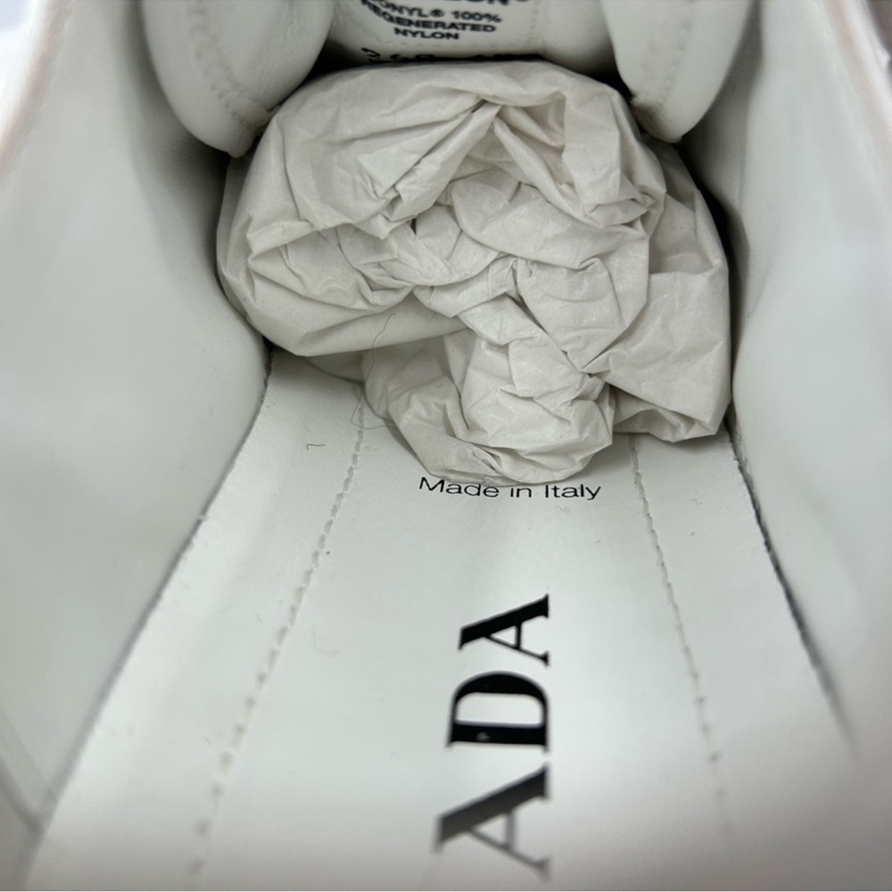 Women’s Prada double wheel chunky low top sneakers size 40 made in Italy - Picture 10 of 11